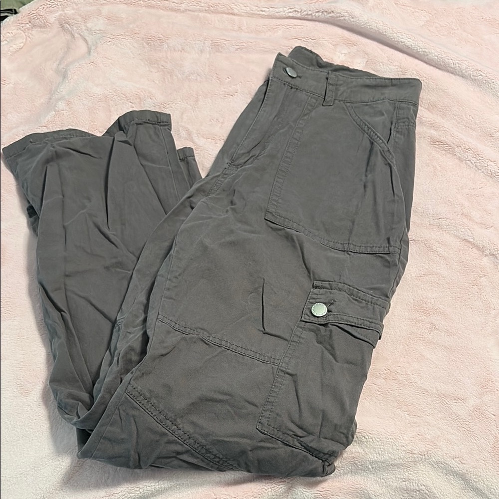 Gray Cargo Pants